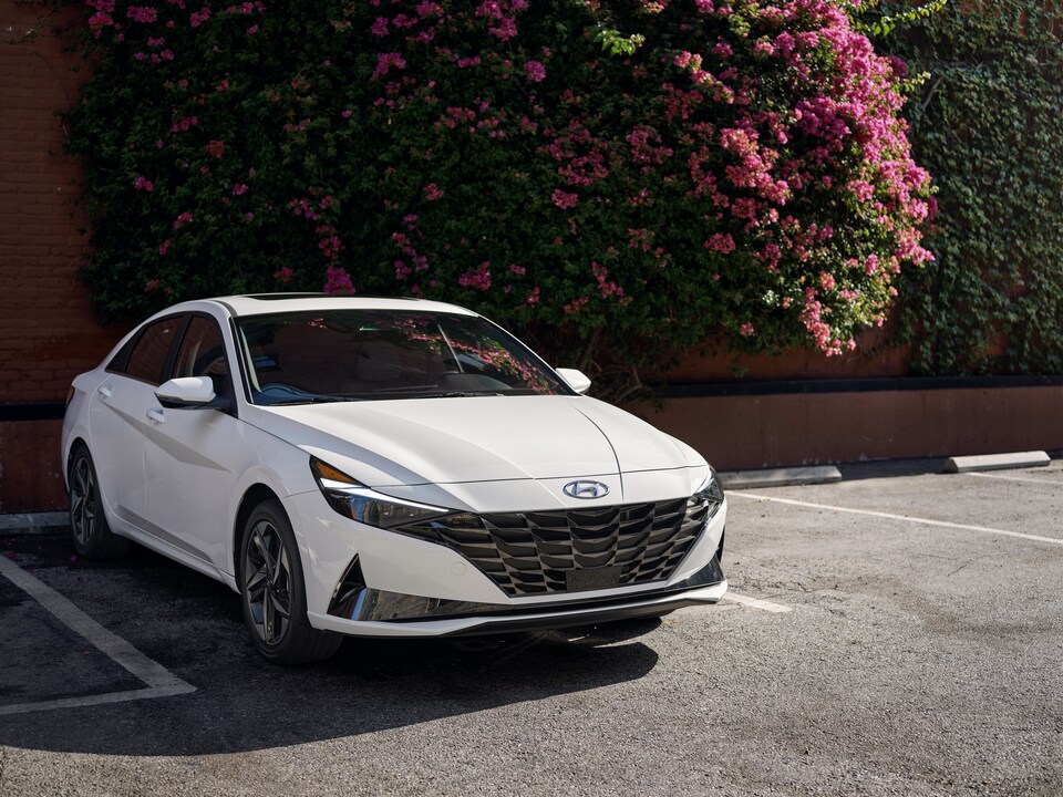New Hyundai Elantra hybrid sedan