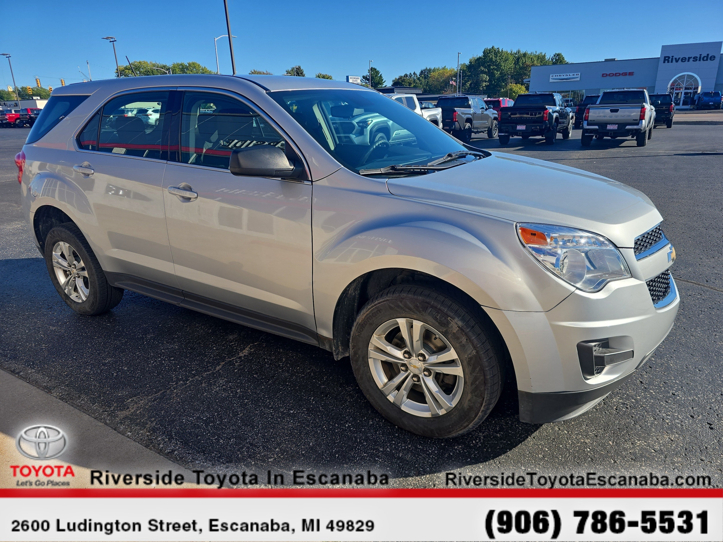 Used 2015 Chevrolet Equinox LS with VIN 2GNFLEEK0F6181326 for sale in Escanaba, MI
