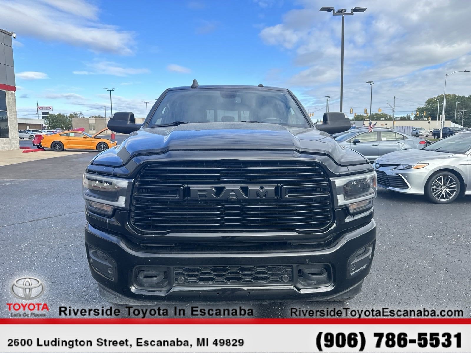 Used 2019 RAM Ram 2500 Pickup Laramie with VIN 3C6UR5FJ9KG722092 for sale in Escanaba, MI