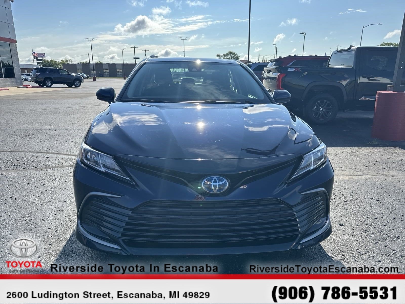 Used 2022 Toyota Camry LE with VIN 4T1C31AKXNU578337 for sale in Escanaba, MI