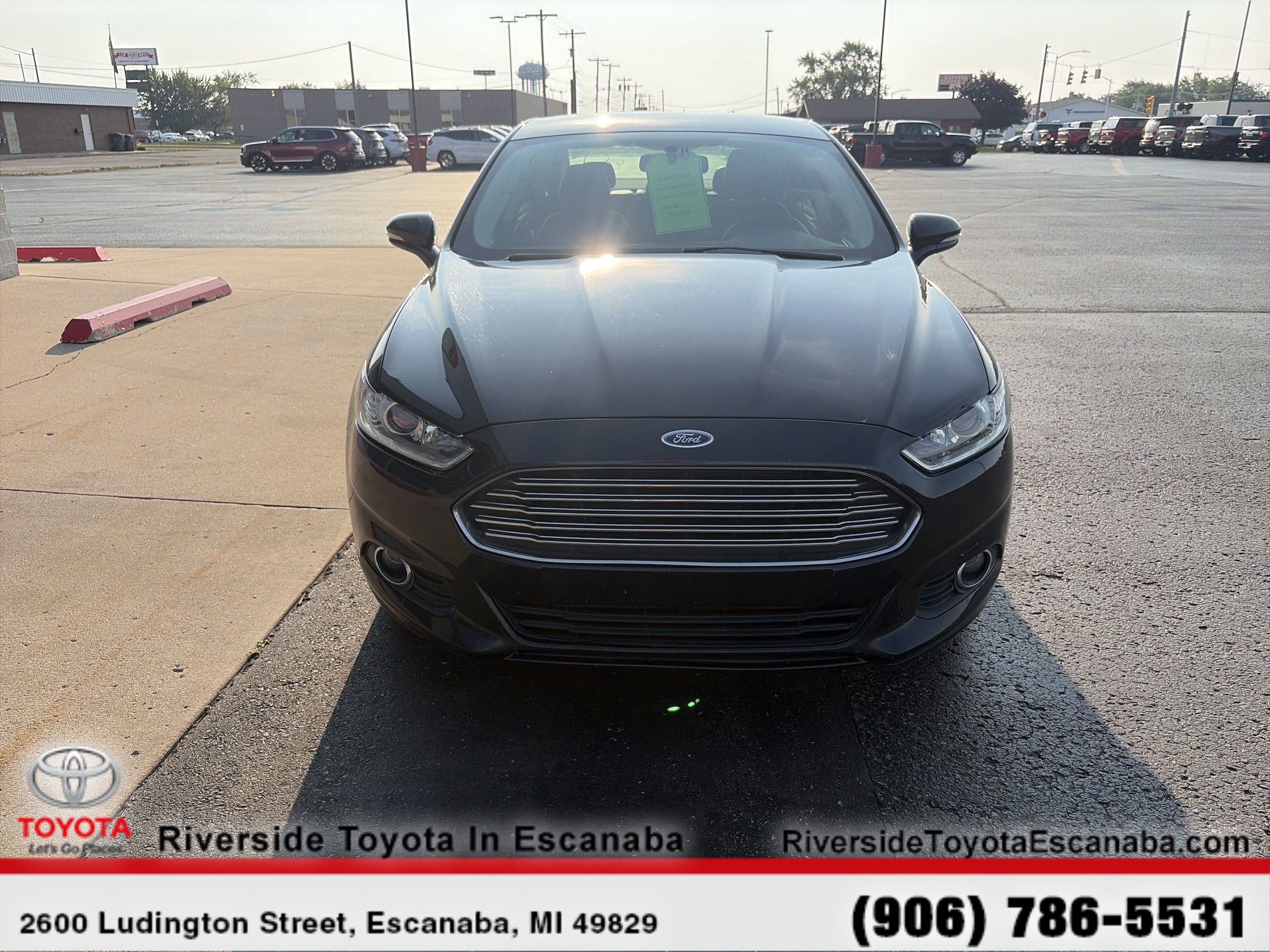 Used 2013 Ford Fusion SE with VIN 3FA6P0HR0DR286243 for sale in Escanaba, MI