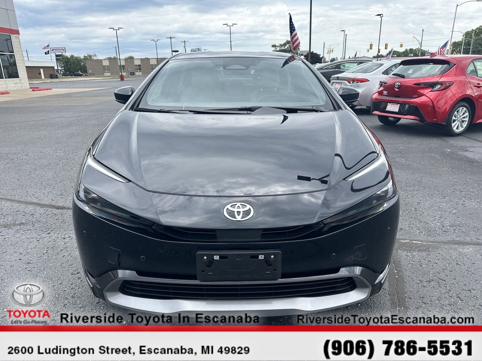 Used 2023 Toyota Prius XLE with VIN JTDADABU4P3002597 for sale in Escanaba, MI