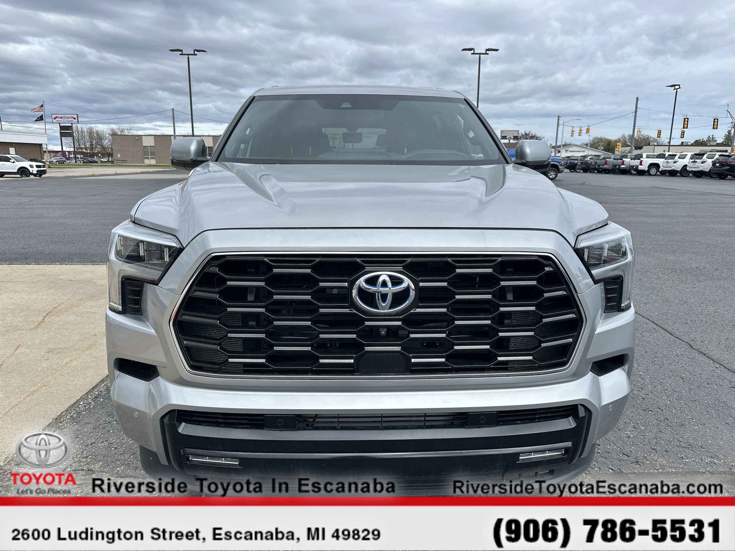 Used 2023 Toyota Sequoia Platinum with VIN 7SVAAABA8PX016712 for sale in Escanaba, MI