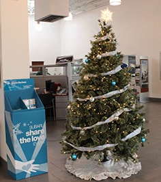 Share the Love Display at Rivertown Subaru