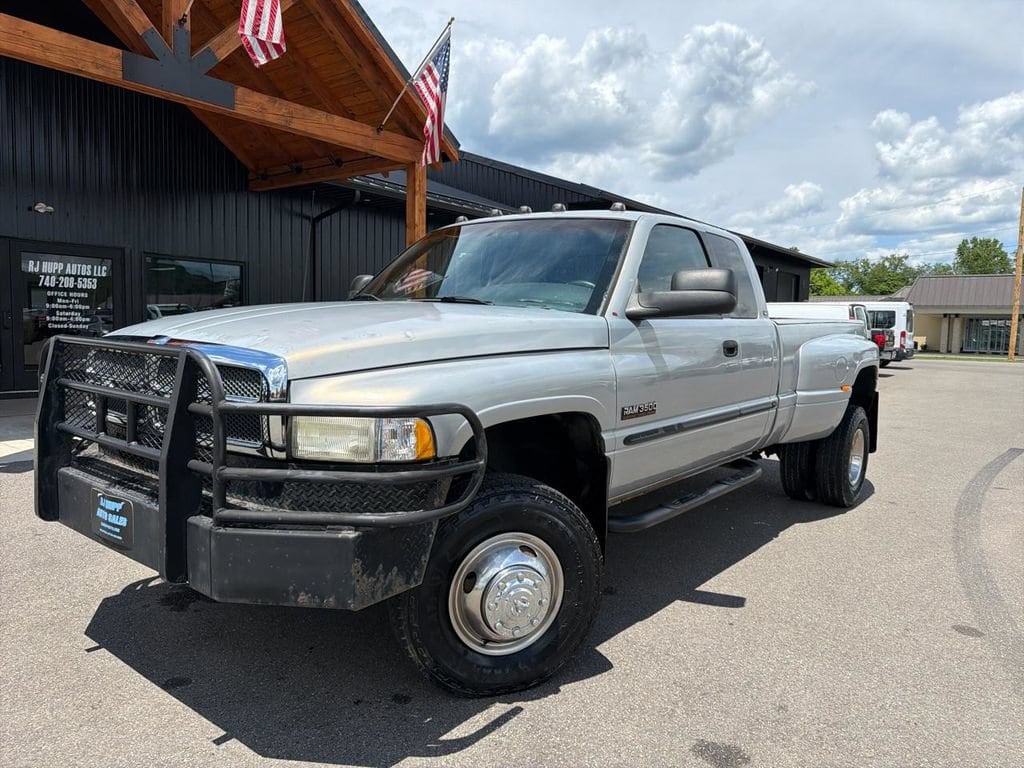 Gray 1998 Dodge RAM 3500 Pickup Truck Four-Wheel Drive Automatic