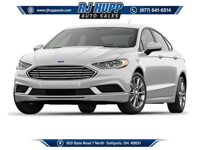 White 2018 Ford Fusion Sedan Front-Wheel Drive Automatic