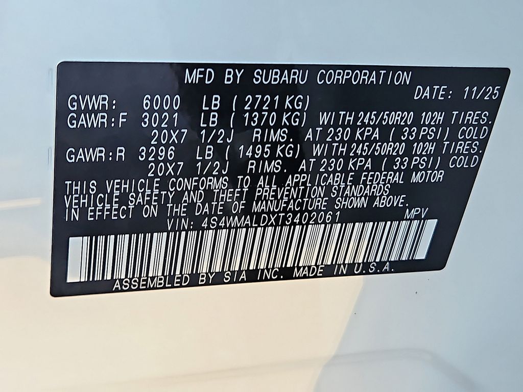 2026 Subaru Ascent Onyx Edition-Touring - Photo 18