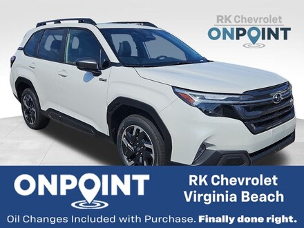 Featured Used 2025 Subaru Forester Hybrid Limited SUV JF2SLSRDXSH415494 for Sale in Virginia Beach, VA