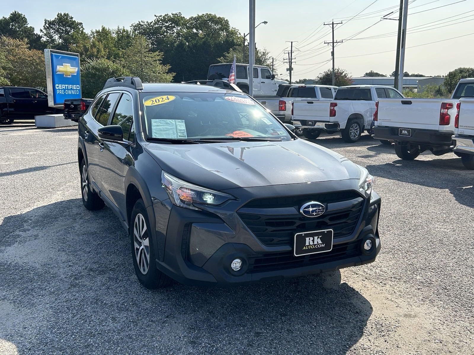 Certified 2024 Subaru Outback Premium with VIN 4S4BTADC2R3161564 for sale in Virginia Beach, VA