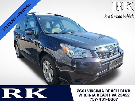 Featured Used 2015 Subaru Forester 2.5i Premium CVT 2.5i Premium PZEV JF2SJADC3FH506384 for Sale in Virginia Beach, VA