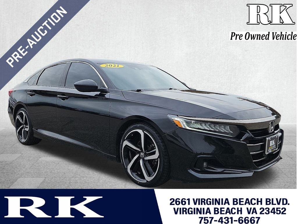 Used 2021 Honda Accord Sport Special Edition Sedan