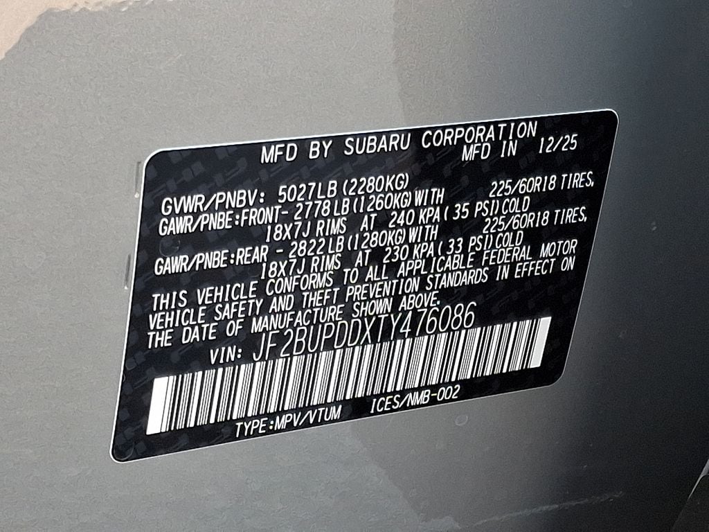2026 Subaru Outback Limited - Photo 19