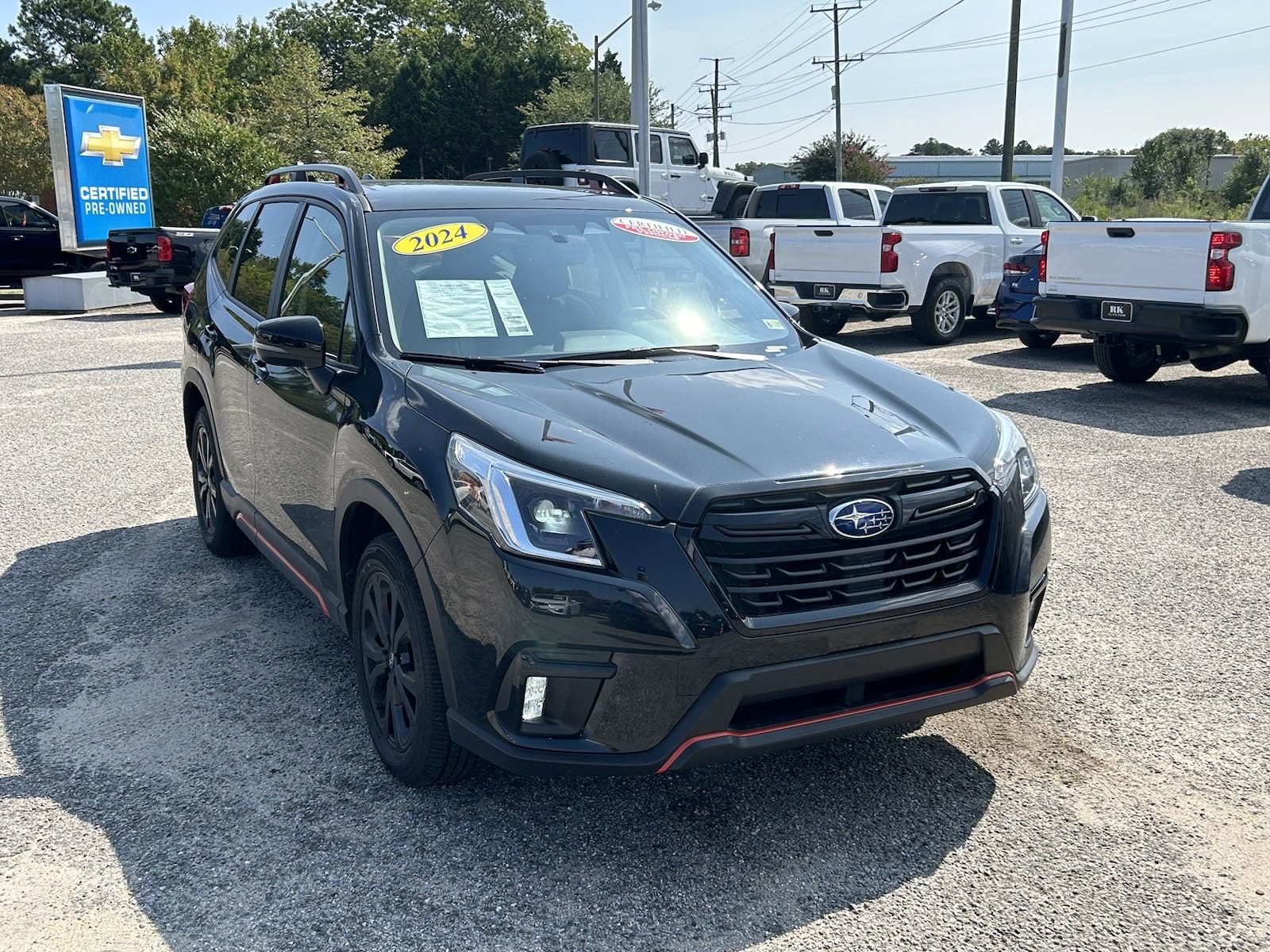 Certified 2024 Subaru Forester Sport with VIN JF2SKAGC0RH473163 for sale in Virginia Beach, VA