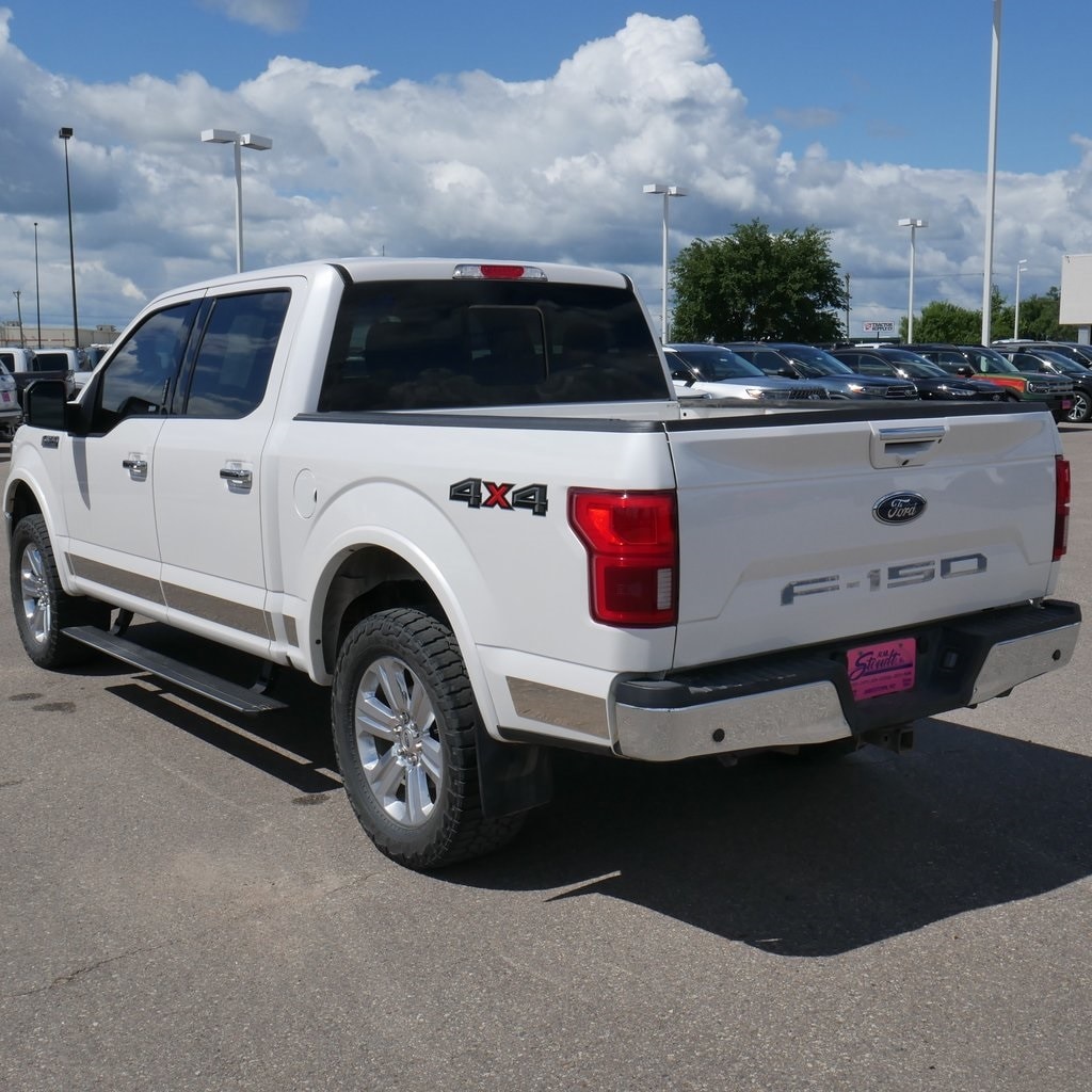 Used 2019 Ford F-150 Lariat with VIN 1FTEW1E49KFC08948 for sale in Jamestown, ND