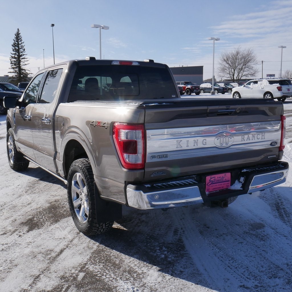 Used 2021 Ford F-150 King Ranch with VIN 1FTFW1E87MFB28333 for sale in Jamestown, ND