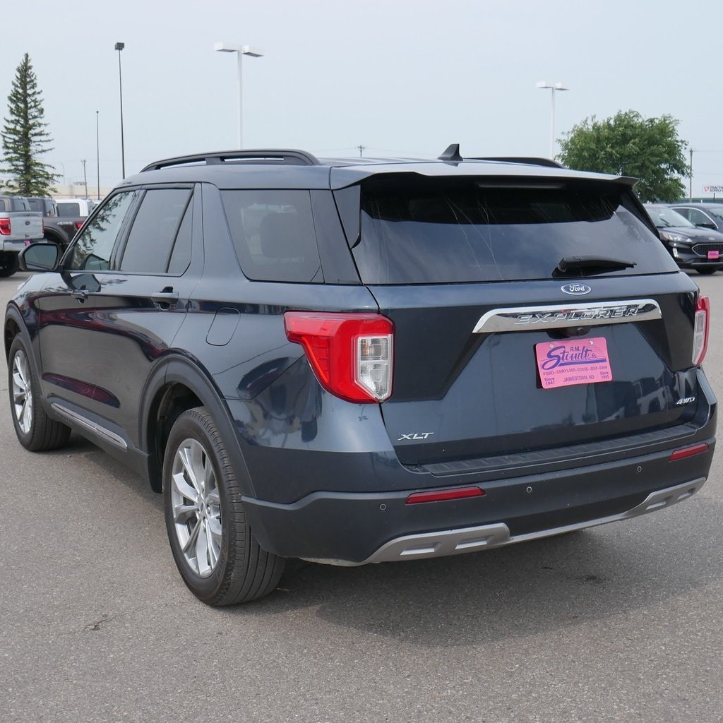 Used 2022 Ford Explorer XLT with VIN 1FMSK8DH4NGA97201 for sale in Jamestown, ND