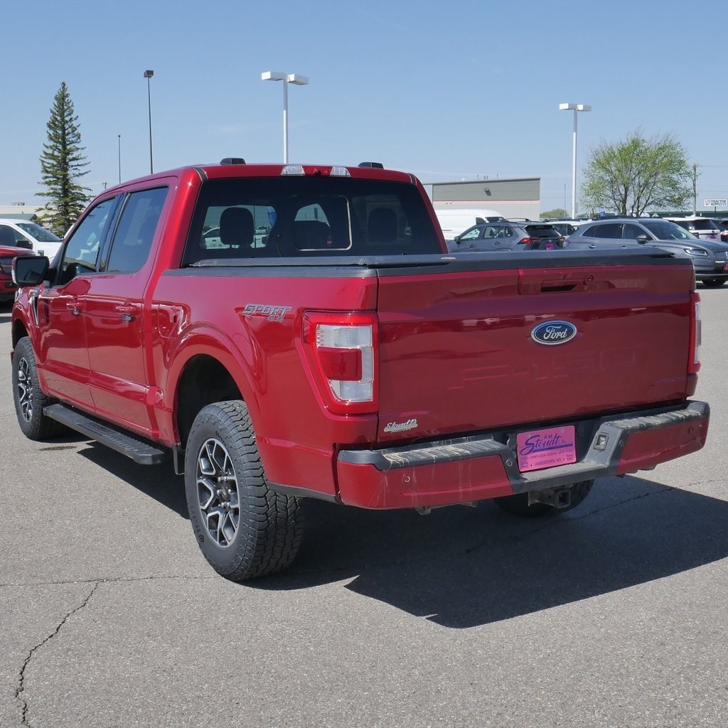 Used 2021 Ford F-150 Lariat with VIN 1FTFW1E58MKE17735 for sale in Jamestown, ND