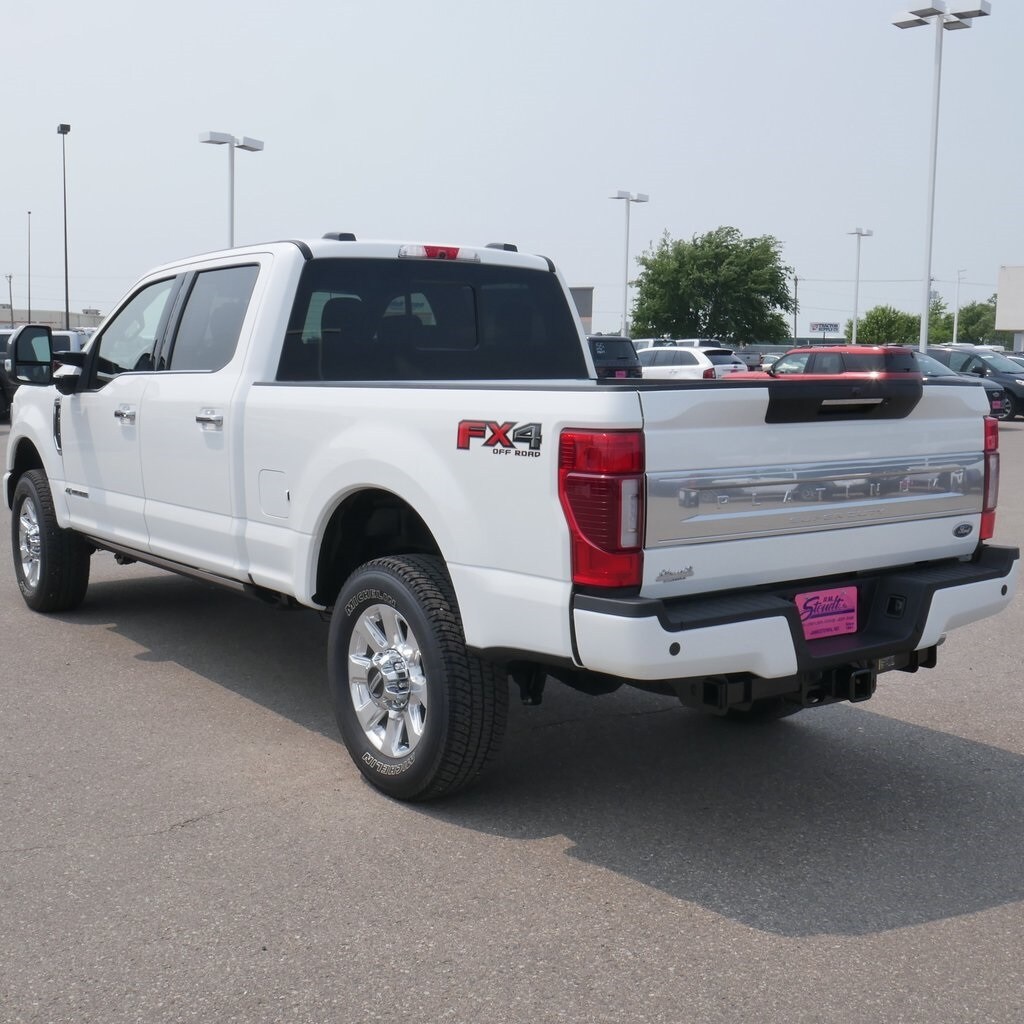 Used 2022 Ford F-350 Super Duty Platinum with VIN 1FT8W3BT1NEF04559 for sale in Jamestown, ND