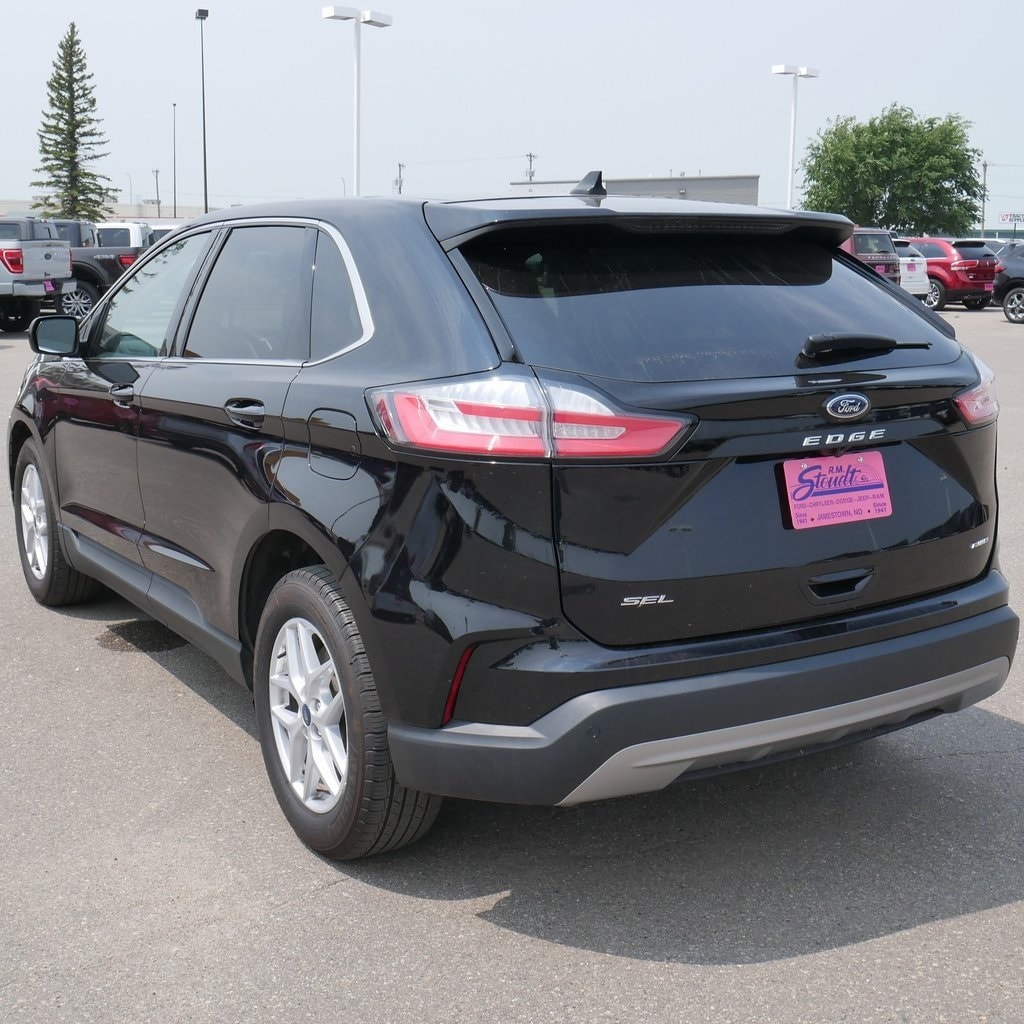 Used 2021 Ford Edge SEL with VIN 2FMPK4J96MBA33422 for sale in Jamestown, ND