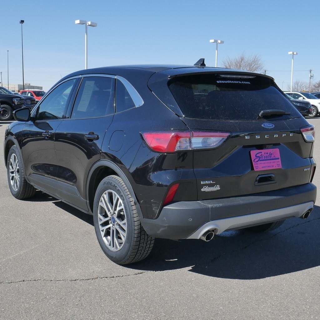 Used 2022 Ford Escape SEL with VIN 1FMCU9H63NUA25128 for sale in Jamestown, ND