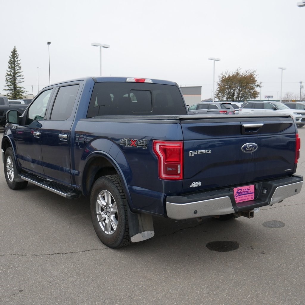 Used 2016 Ford F-150 Lariat with VIN 1FTEW1EF6GKE18617 for sale in Jamestown, ND