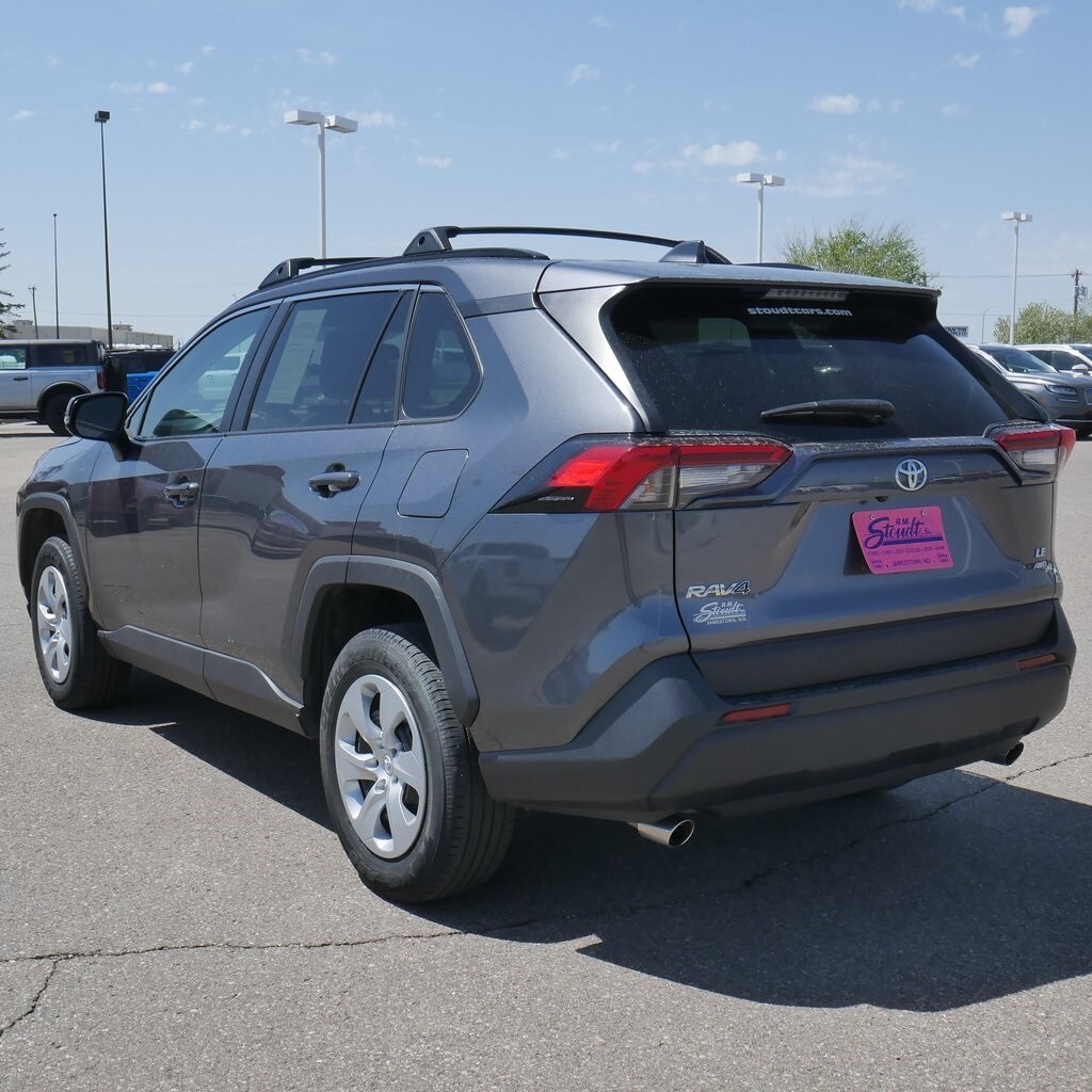 Used 2021 Toyota RAV4 LE with VIN 2T3G1RFV8MC156115 for sale in Jamestown, ND