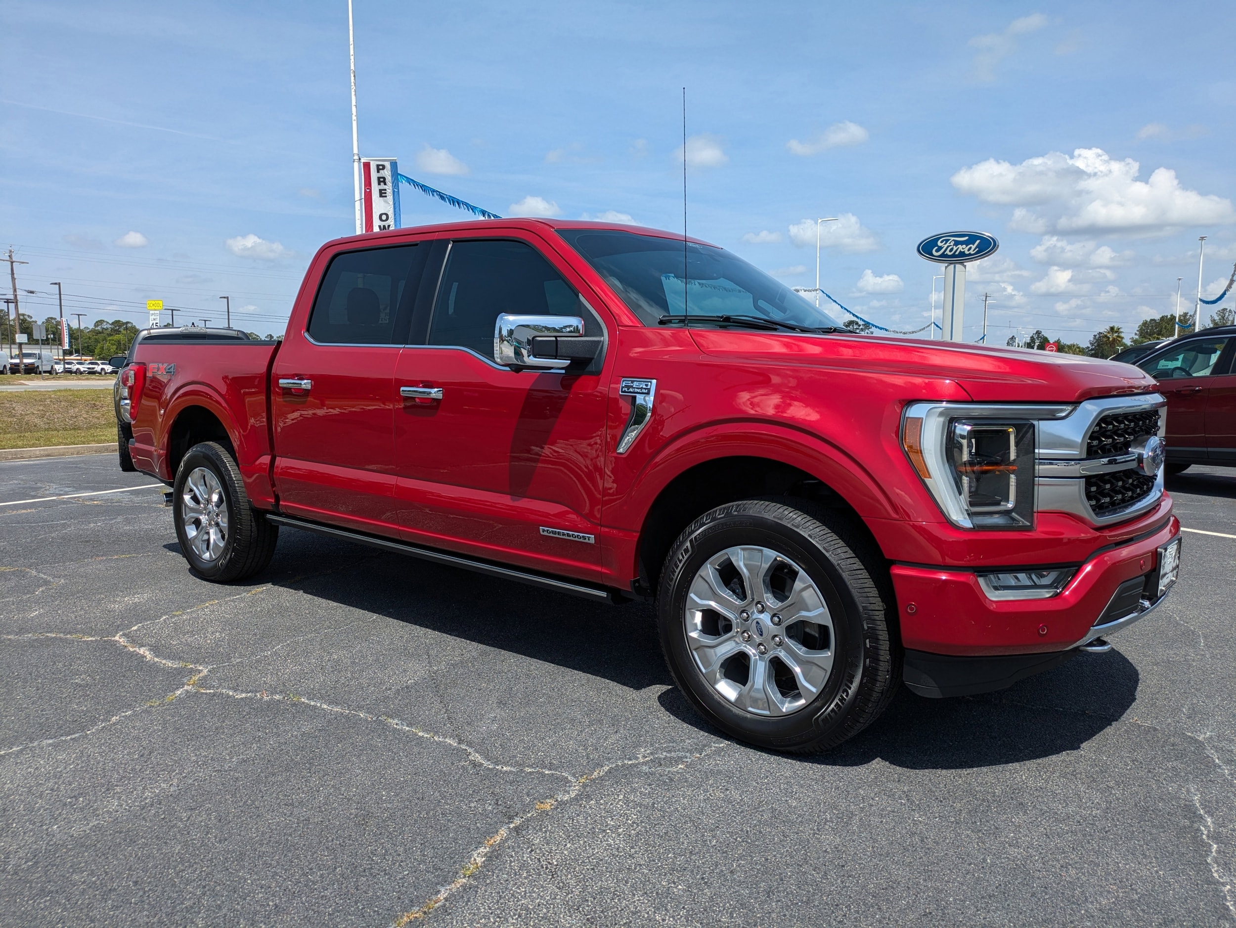 Used 2021 Ford F-150 Platinum with VIN 1FTFW1ED2MFA85050 for sale in Waycross, GA