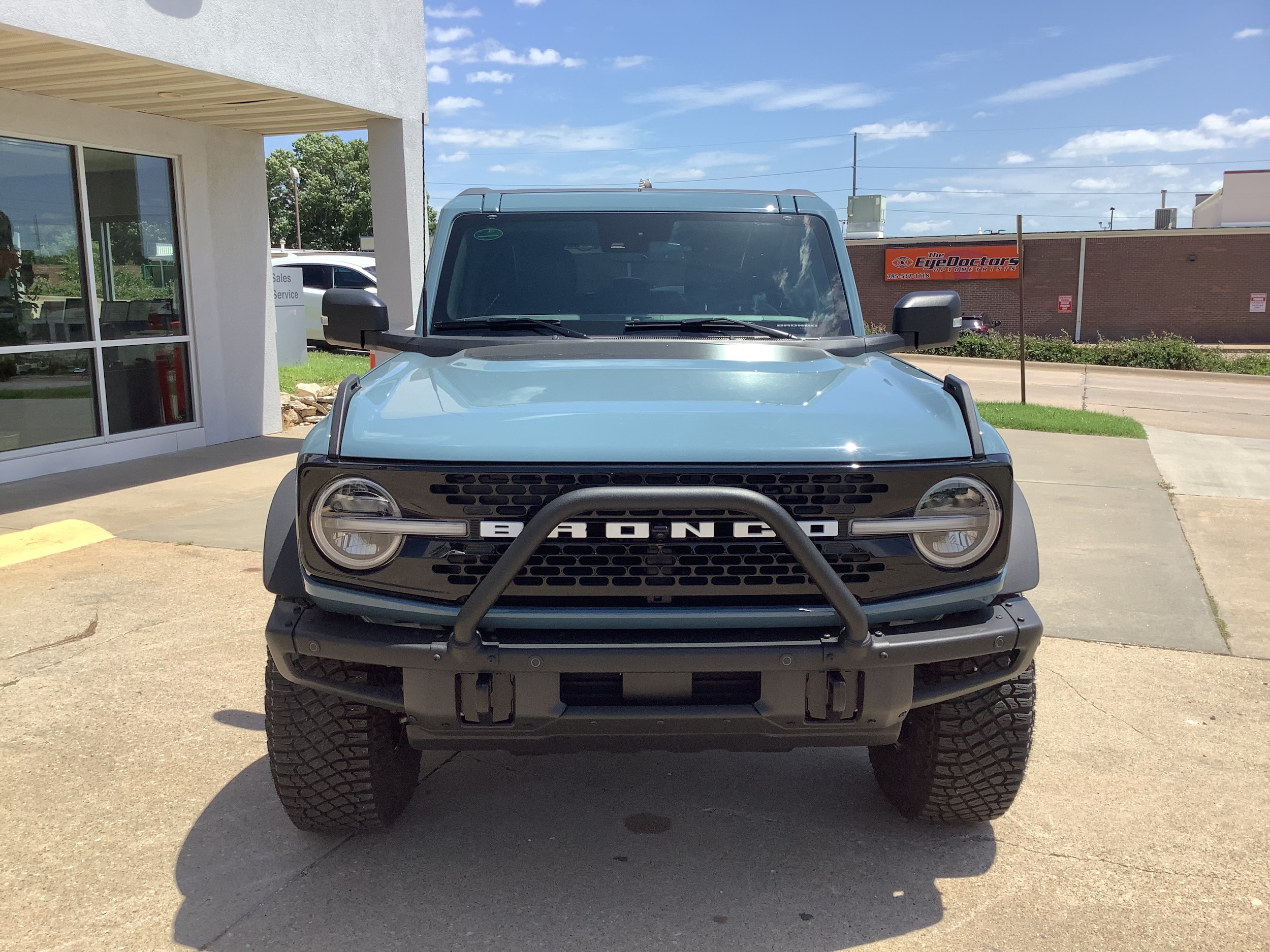 Used 2023 Ford Bronco 4-Door Wildtrak with VIN 1FMEE5DP4PLB58664 for sale in Manhattan, KS