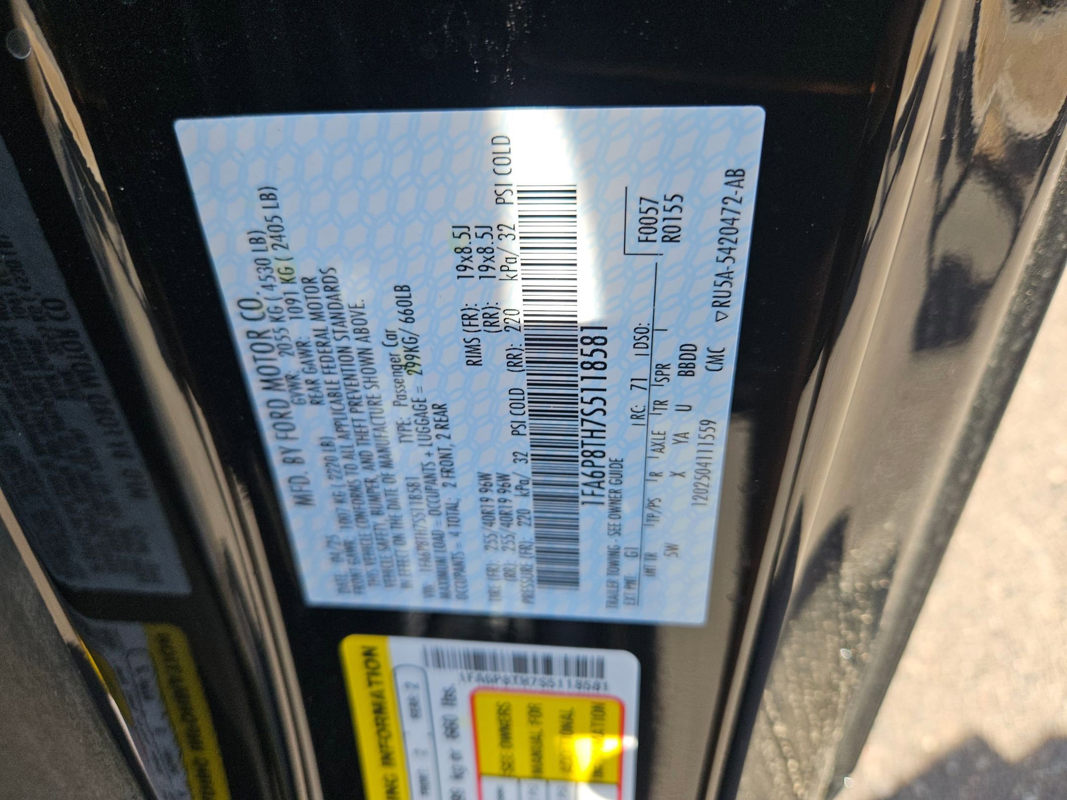 2025 Ford Mustang EcoBoost Premium Fastback - Photo 15