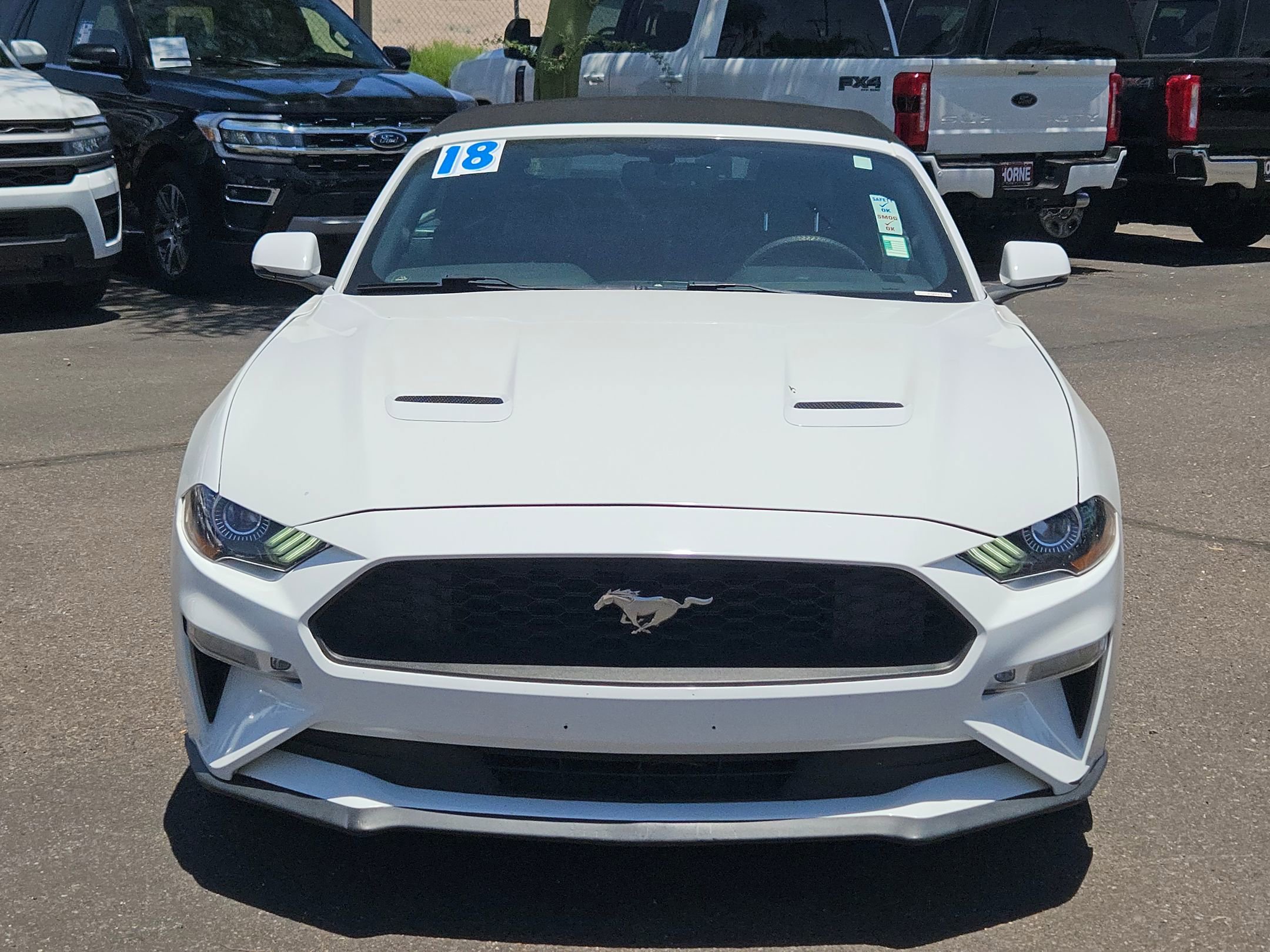 Used 2018 Ford Mustang EcoBoost Premium with VIN 1FATP8UHXJ5155639 for sale in Apache Junction, AZ