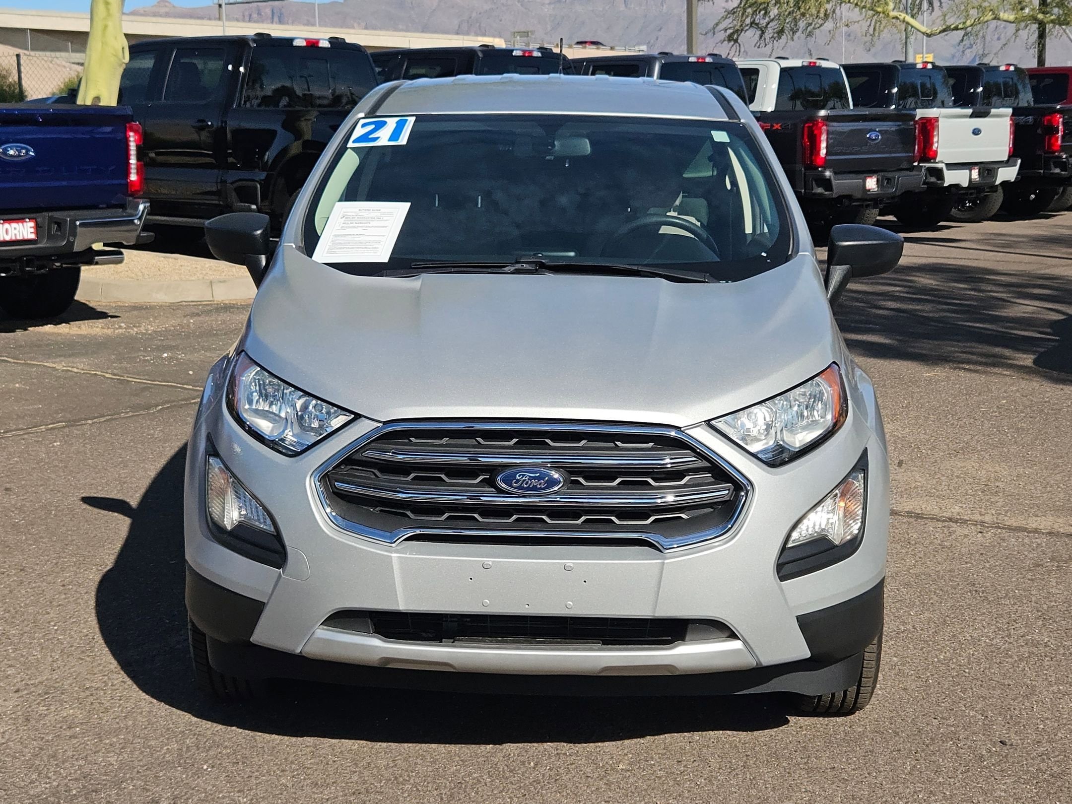 Used 2021 Ford EcoSport S with VIN MAJ3S2FEXMC398480 for sale in Apache Junction, AZ