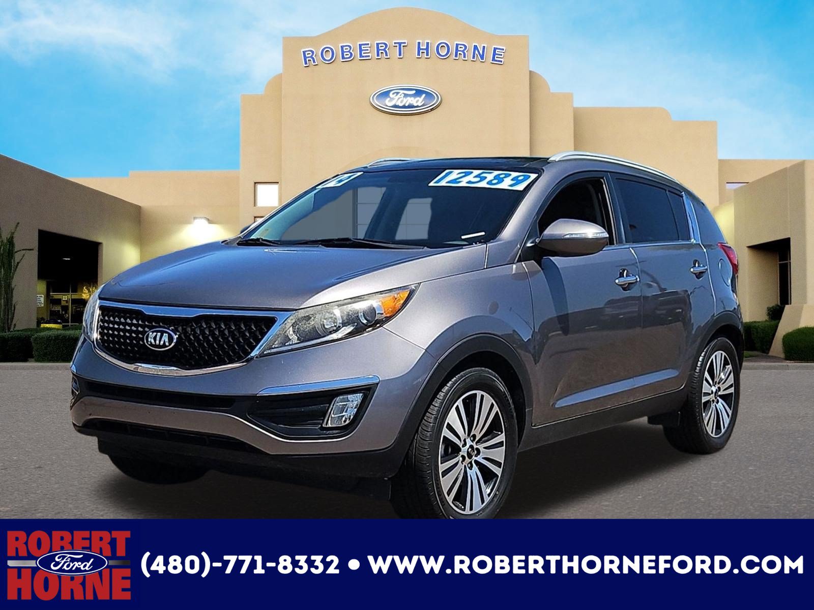Used 2014 Kia Sportage EX with VIN KNDPC3ACXE7657676 for sale in Apache Junction, AZ