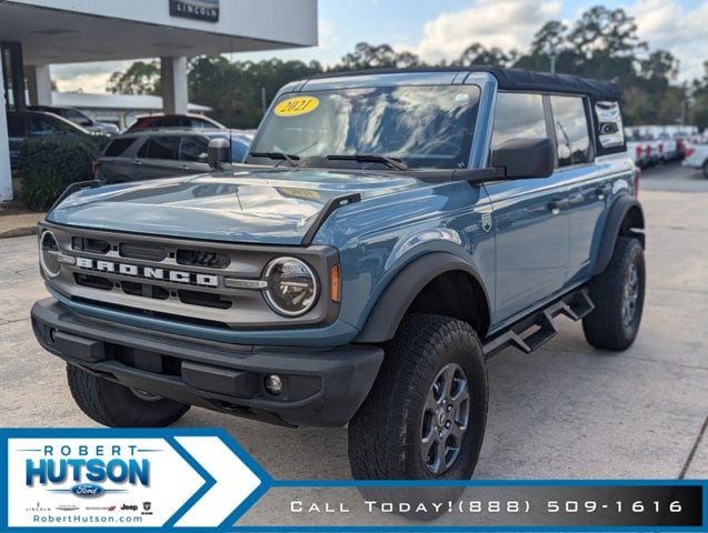 Used 2021 Ford Bronco 4-Door Big Bend with VIN 1FMDE5BH4MLB06583 for sale in Moultrie, GA