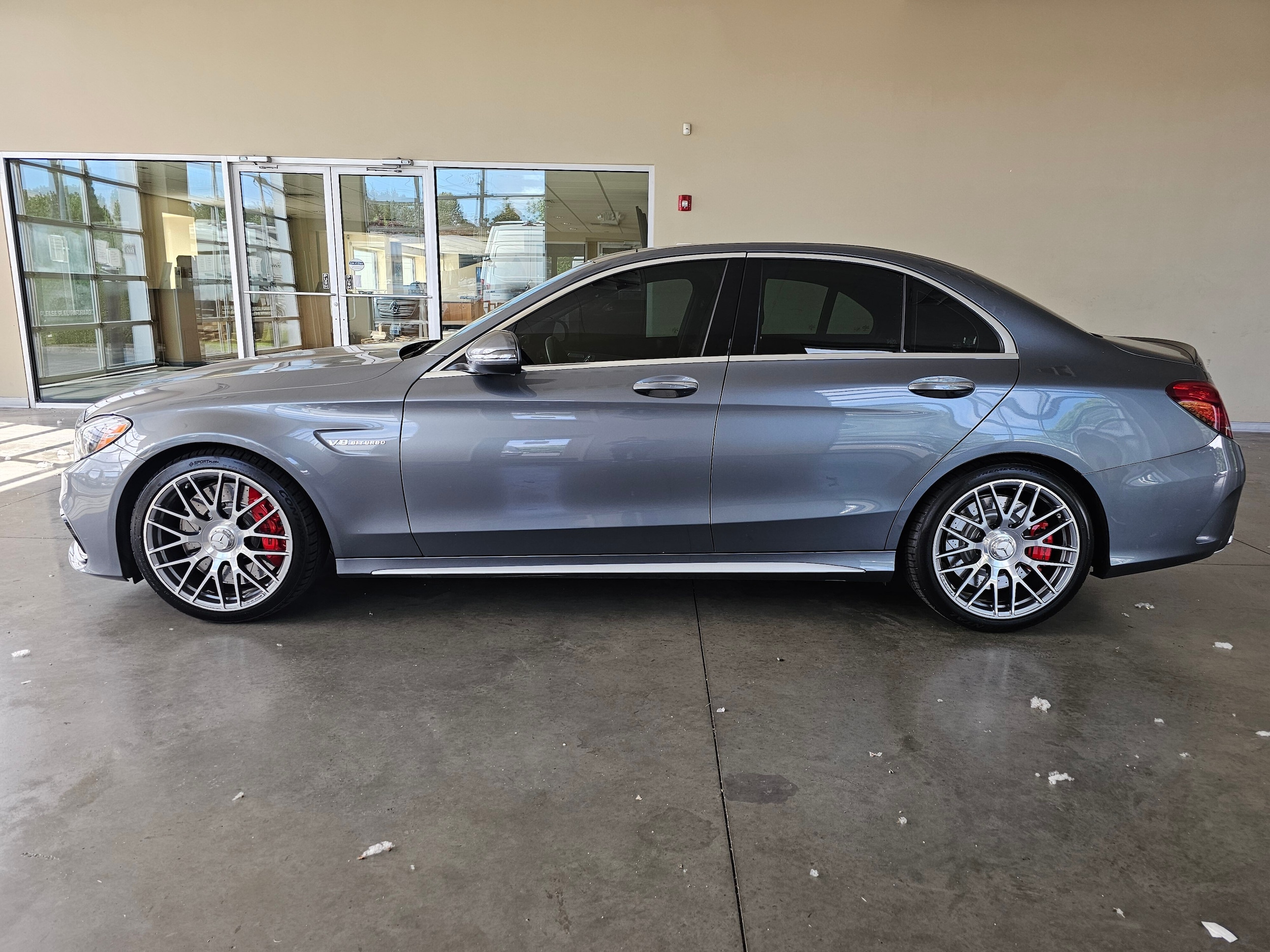 Used 2018 Mercedes-Benz C-Class Sedan AMG C63 S with VIN 55SWF8HB5JU236478 for sale in Fife, WA