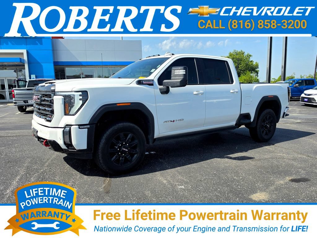 Used 2024 GMC Sierra 2500HD AT4 with VIN 1GT49PEY3RF264595 for sale in Kansas City