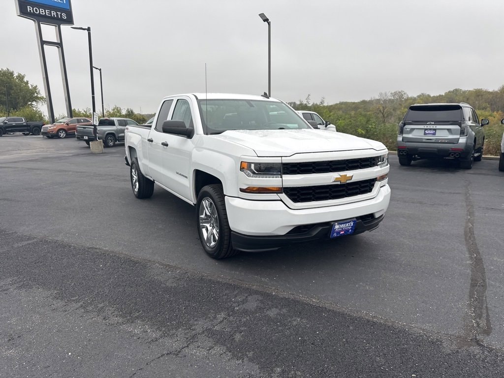 Used 2018 Chevrolet Silverado 1500 Custom Truck Double Cab