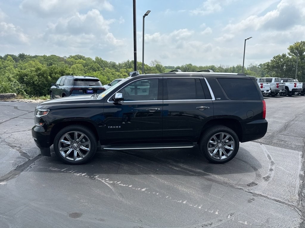 Used 2015 Chevrolet Tahoe LTZ with VIN 1GNSKCKC1FR729082 for sale in Kansas City