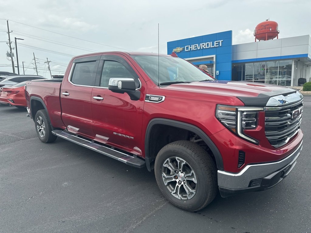 Used 2022 GMC Sierra 1500 SLT with VIN 1GTUUDET1NZ535793 for sale in Kansas City