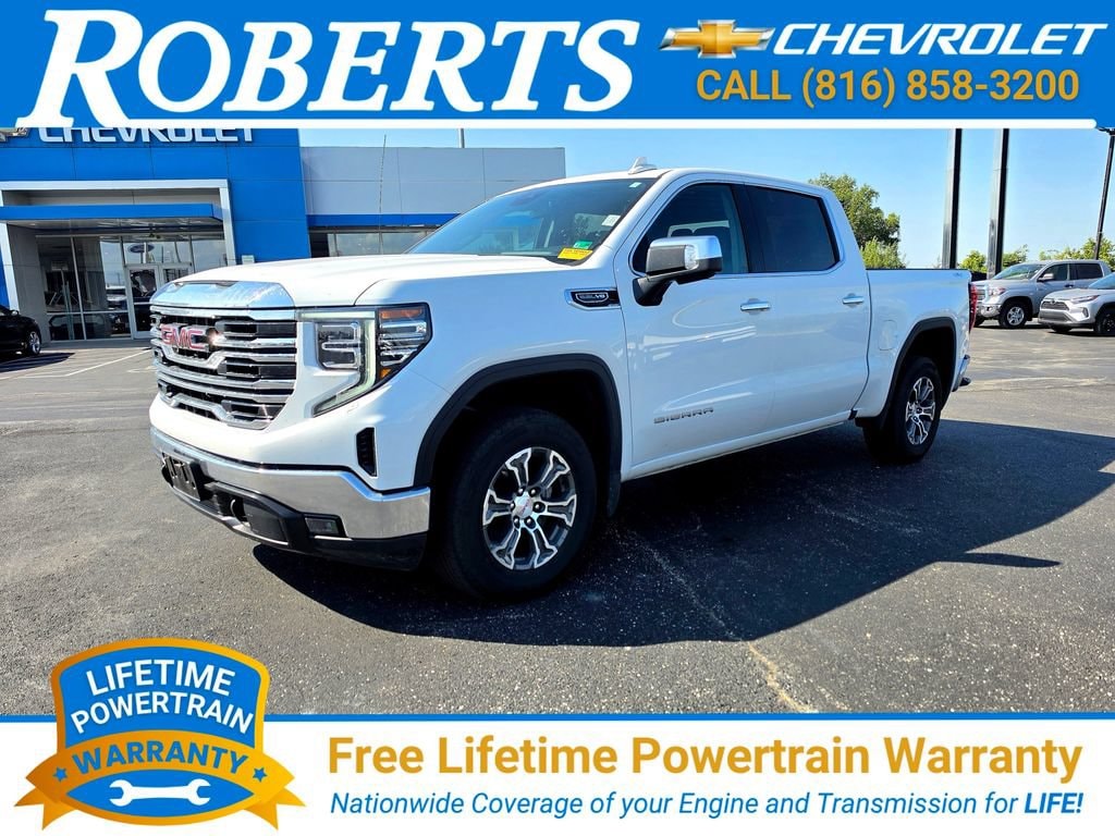 Used 2025 GMC Sierra 1500 SLT with VIN 3GTUUDED1SG371014 for sale in Kansas City