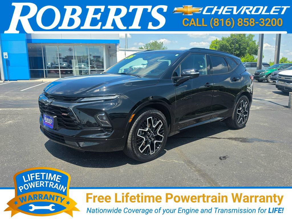 Used 2024 Chevrolet Blazer RS with VIN 3GNKBKRS7RS150686 for sale in Kansas City