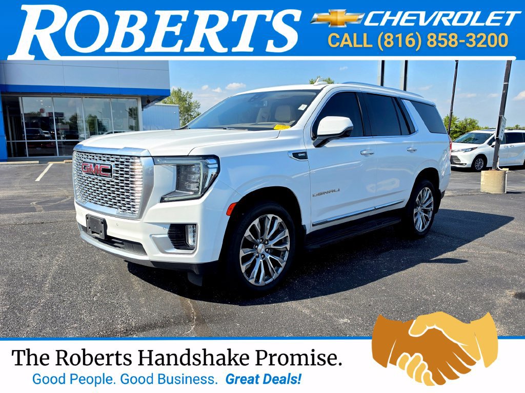Used 2021 GMC Yukon Denali with VIN 1GKS2DKL9MR277897 for sale in Kansas City