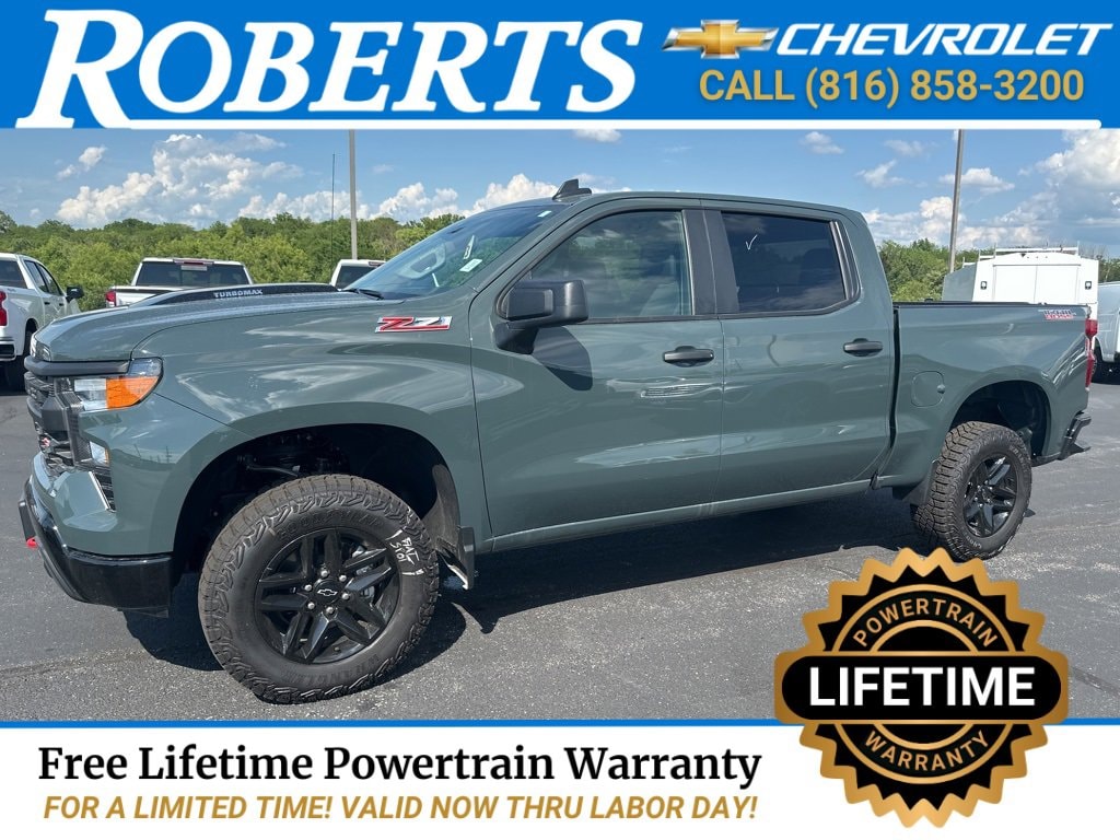 Used 2025 Chevrolet Silverado 1500 Custom Trail Boss Truck Crew Cab