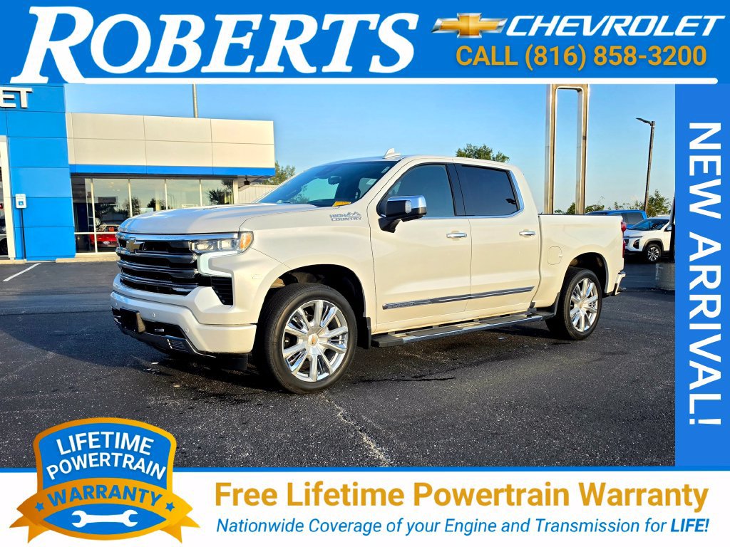 Used 2025 Chevrolet Silverado 1500 High Country with VIN 1GCUKJEL0SZ160141 for sale in Kansas City