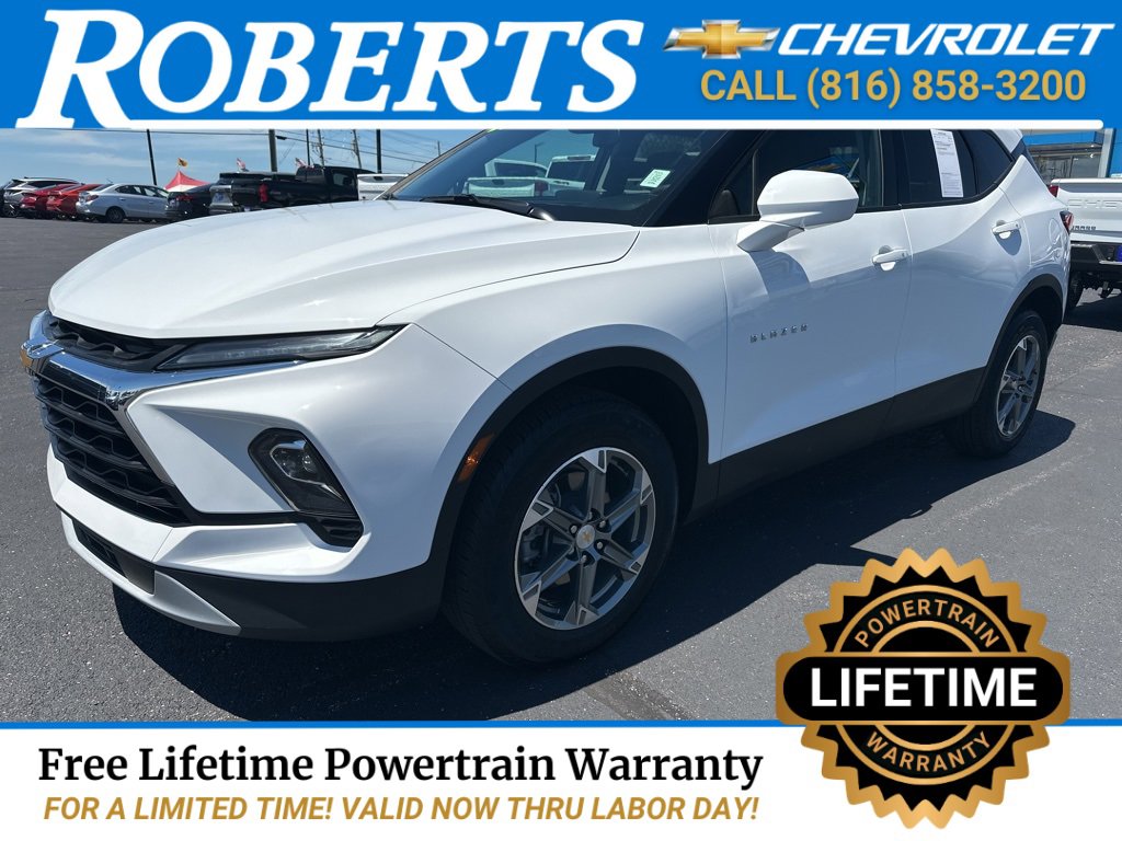 Used 2023 Chevrolet Blazer 2LT with VIN 3GNKBCR43PS169840 for sale in Kansas City