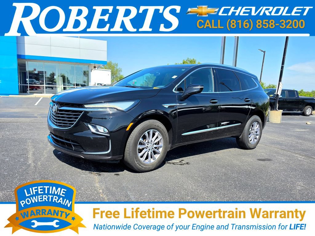 Used 2023 Buick Enclave Essence with VIN 5GAEVAKW1PJ251338 for sale in Kansas City
