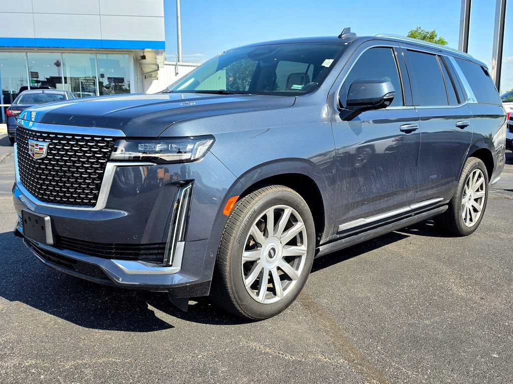 Used 2021 Cadillac Escalade Premium Luxury Platinum with VIN 1GYS4DKL8MR362455 for sale in Kansas City
