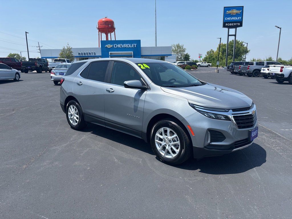 Used 2024 Chevrolet Equinox LT with VIN 3GNAXKEG7RL249338 for sale in Kansas City