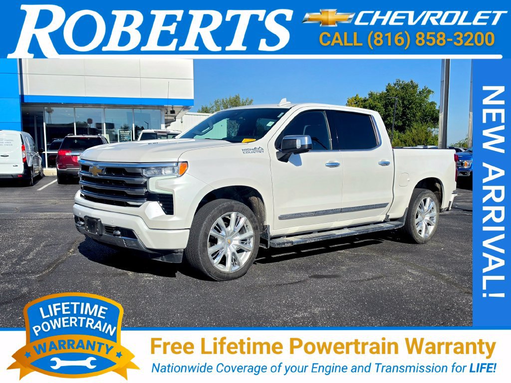 Used 2025 Chevrolet Silverado 1500 High Country with VIN 1GCUKJEL0SZ160141 for sale in Kansas City