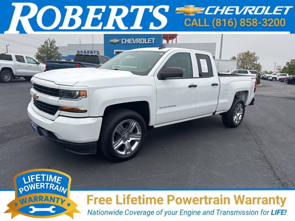 Used 2018 Chevrolet Silverado 1500 Custom Truck Double Cab