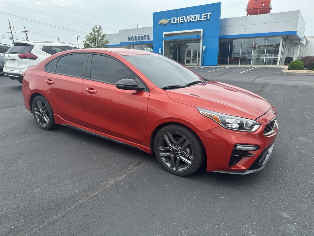 Used 2021 Kia Forte GT-Line with VIN 3KPF34AD0ME377743 for sale in Kansas City